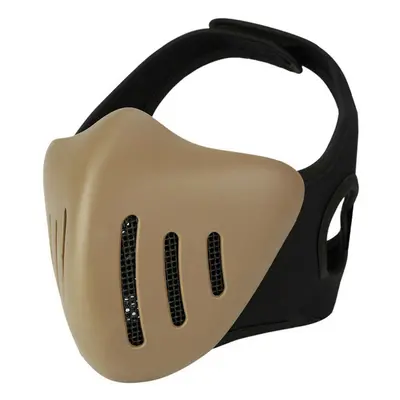 (Brown) Outdoor Anti-shock Protective Device Hunting Military Army Tactical Face Mask