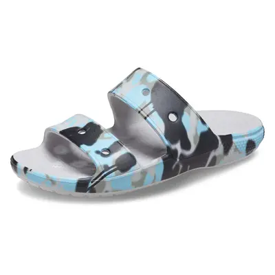 Crocs Unisex Classic Graphic Two-Strap Slide Sandals Atmosphere U