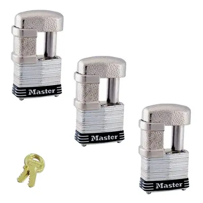 Master Lock - (3) Keyed Alike Trailer & Multi Purpose Padlocks 37KA-3