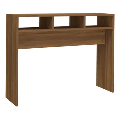 (brown oak) vidaXL Console Table Engineered Wood Accent Couch End Side Table Multi Colours