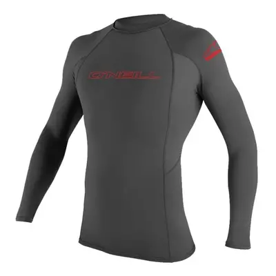 O'Neill Youth Basic Skins UPF 50+ Short Sleeve Rash Guard Graphite