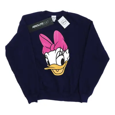 (3XL, Navy Blue) Disney Mens Daisy Duck Head Painted Sweatshirt