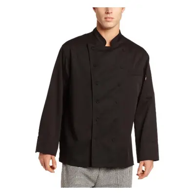 Dickies Men's Lorenzo Executive Chef Coat Black Large