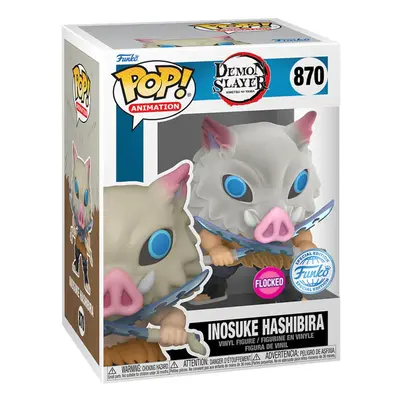 Funko Pop! Animation: Demon Slayer - Inosuke Hashibira Flocked Special