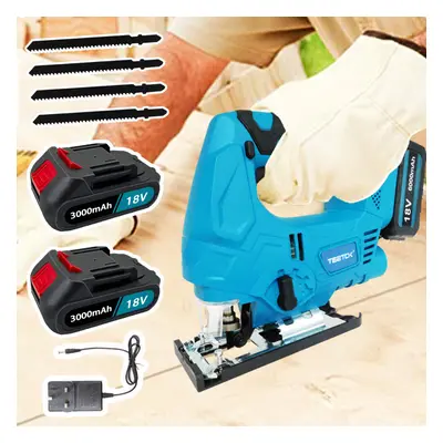 Cordless Jigsaw XVJ03Z+2 Battery 5.5A+Charger 4Speed-Makita Compatible