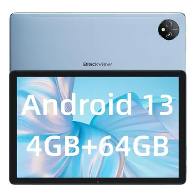 (4+64, Blue) Blackview Tab Android Tablet 8GB 128GB 10.1-inch HD Display T606 Octa Core 7680mAh 