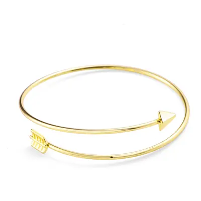 Gold Plated Arrow Bangle