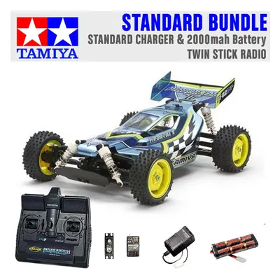 TAMIYA RC Plasma Edge II TT-02B 1:10 Standard Stick Radio Bundle