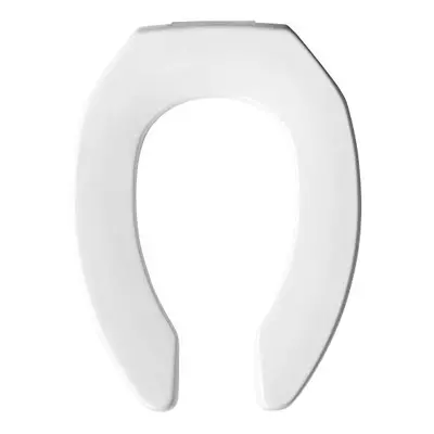 BEMIS 2L2155T Medic-Aid 2" Lift Raised Open Front Plastic Toilet Seat, ELONGATED, Long Lasting S