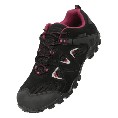 (6 UK, Black/Red) Mountain Warehouse Womens/Ladies Trainers