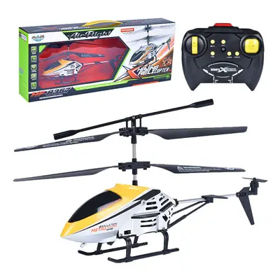 (Yellow) 3.5CH Anti-collision Anti-fall Alloy RC Helicopter RTF for Children