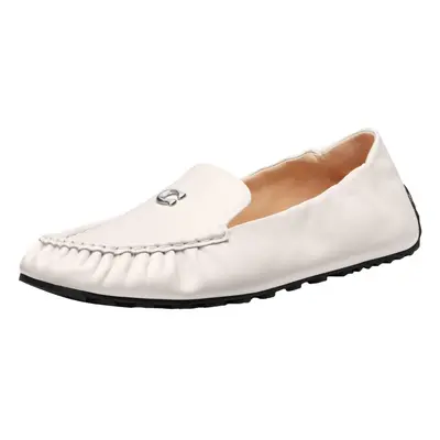 COACH Women's Flats Ronnie Loafer Color Chalk Size