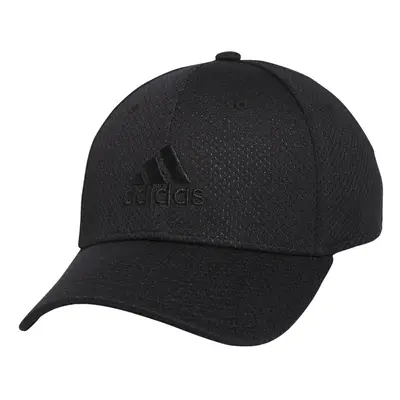 adidas Men's Zags 2.0 Structured Mid Crown A-Flex Stretch Fit Hat Bla