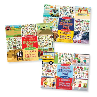 Melissa & Doug Reusable Sticker Pad Pack My Town Farm Adventure