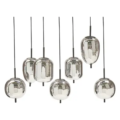 Pendant Lamp TARLO Glass Brass