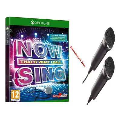 (Now Sing One + Microphones) Now Sing + Two Microphones Xbox One & Series X