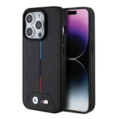 BMW Quilted Tricolour Case with MagSafe for iPhone Pro Max Black