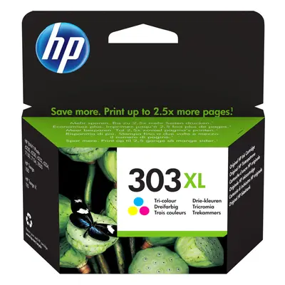 HP 303XL - ml - High Yield - colour (cyan, magenta, yellow) - original - ink cartridge - for ENV