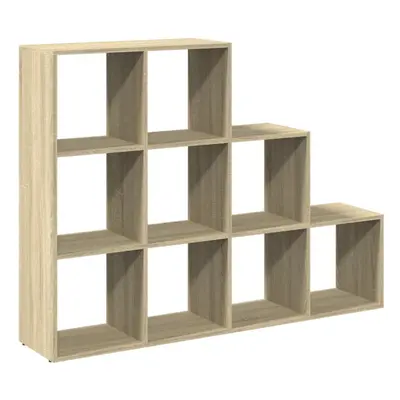 (sonoma oak, 137,5 x x 103,5 cm) vidaXL Room Divider Bookcase Storage Shelf Book Rack Bookshelf 