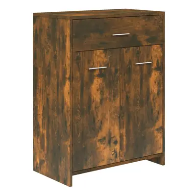 (smoked oak) vidaXL Bathroom Cabinet Sink Cupboard Storage Vanity Unit Engineered Wood