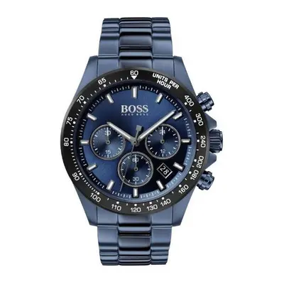 NEW HUGO BOSS HERO SPORT MENS WATCH STAINLESS STEEL BLUE TONE