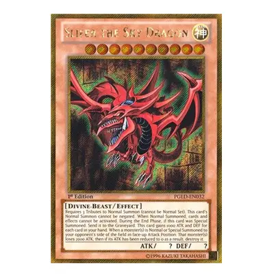 YU-GI-OH! - Slifer The Sky Dragon (PGLD-EN032) - Premium Gold - 1st Ed