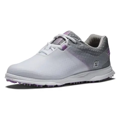 FootJoy Women's Pro|SL Sport Golf Shoe White/Lilac 8.5