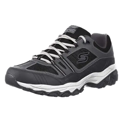 Skechers Sport Men's Afterburn Strike Memory Foam Lace-Up Sneaker Char