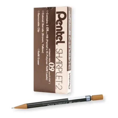 Pentel Sharplet-2 Mechanical Pencil Brown Barrel Box of (A129E)