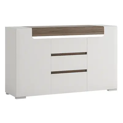 2 Door Drawer Sideboard (inc Plexi Lighting)