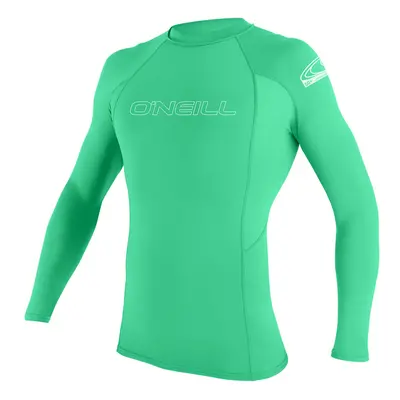 O'Neill Youth Basic Skins UPF 50+ Short Sleeve Rash Guard Seaglass