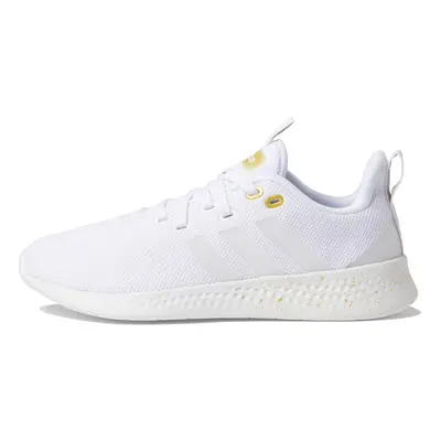 adidas Women's Puremotion Running Shoe White/Zero Metallic/Gold Metal