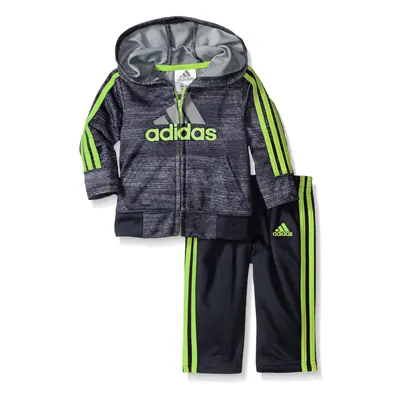 adidas Little Boys' Zip Hoodie and Pant Set Mercury Grey