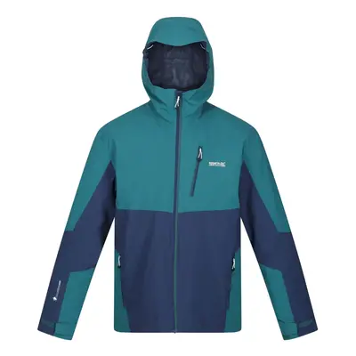 (2XL, Pacific Green/Admiral Blue) Regatta Mens Wentwood VII in Waterproof Jacket