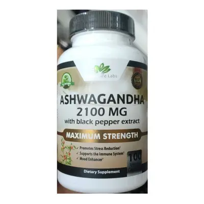 Organic Ashwagandha Mg Vegan Capsules Pure Organic Ashwagandha Powder With Black Pepper Extract,