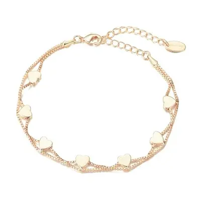 Philip Jones Gold Plated Heart Bracelet