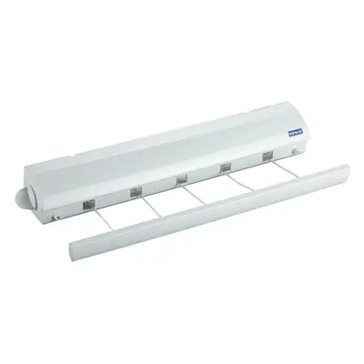 Wenko Extendable Wall Clothes Line, Lines, Retraction Lock & Automatic Roll Up