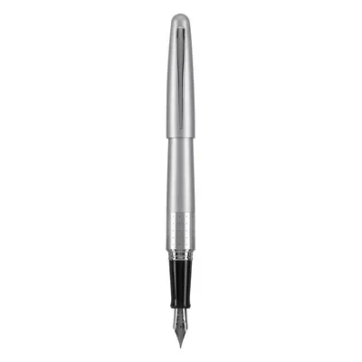 PILOT Metropolitan Collection Fountain Pen Silver Barrel Dots Design