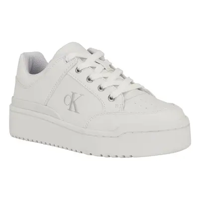 Calvin Klein Women's Aubrie Sneaker White