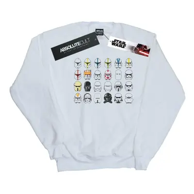 (5XL, White) Star Wars Mens Trooper Helmets Cotton Sweatshirt