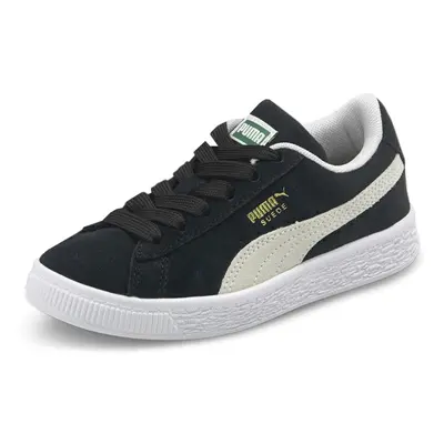 PUMA Suede Classic XXI (Little Kid) Black White 1.5 Little Kid