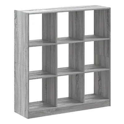 (grey sonoma, x x cm) vidaXL Bookcase Bookshelf Rack Storage Cabinet Engineered Wood