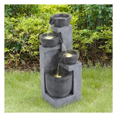 Outdoor Solar-Powered Water Fountain Decor