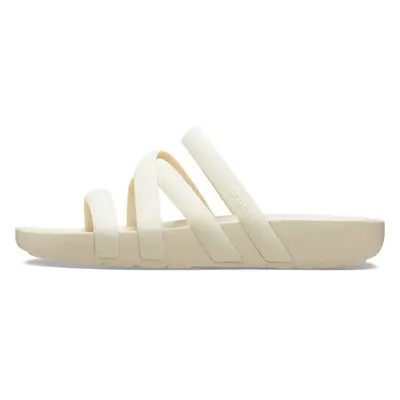 Crocs Women's Splash Strappy Sandals Bone Numeric_6