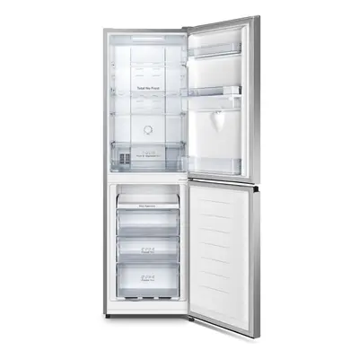 Hisense 50/50 Total No Frost Fridge Freezer - Stainless Steel - E Rated