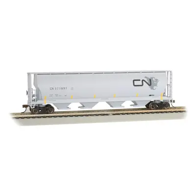 Canadian Bay Cylindrical Grain Hopper - Cn North American Logo - HO