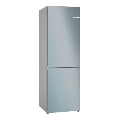 Bosch Serie Frost Free Fridge Freezer - Stainless Steel - Freestanding - KGN362LDFG