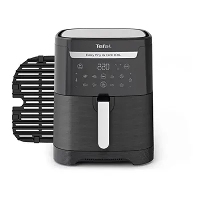 Tefal EasyFry 2-in-1 Digital Air Fryer & Grill, With Draw Divider, 6.5L Capacity, Programs, Blac