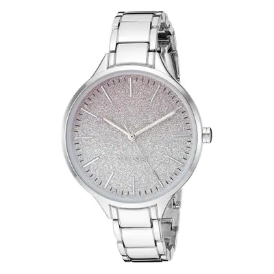 Nine West Women's Silver-Tone Bracelet Watch NW/2337OMSV