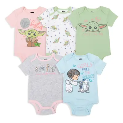 STAR WARS The Mandalorian The Child Newborn Baby Girls Pack Short Sl